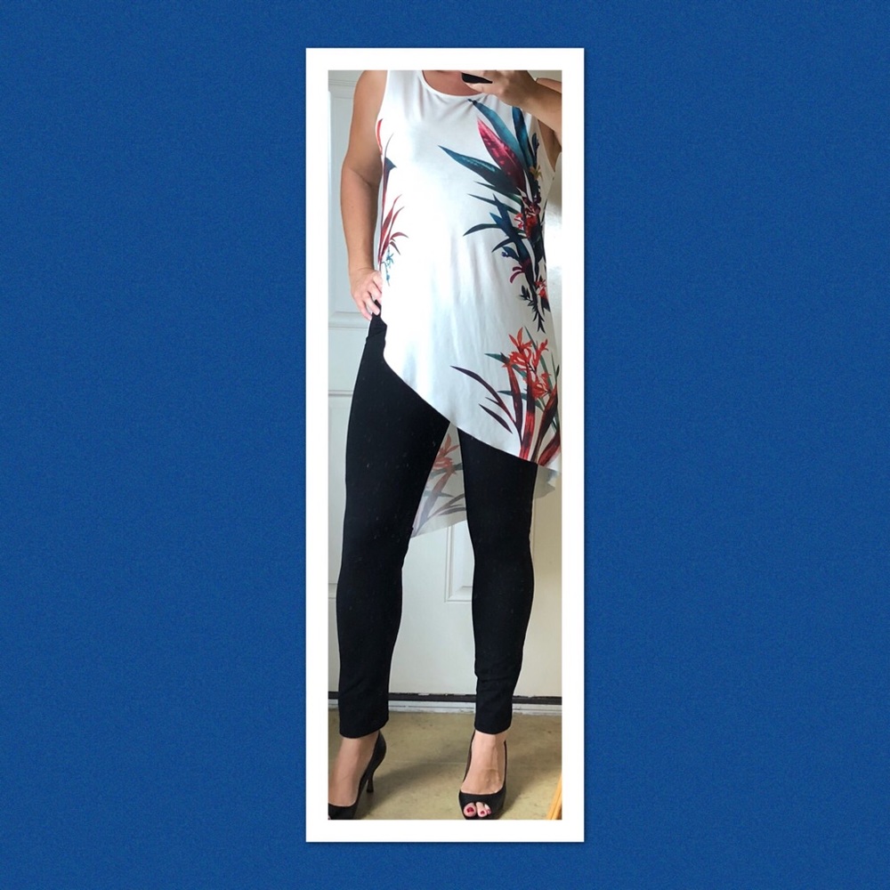 SOLD Asymmetrical Sleeveless Top